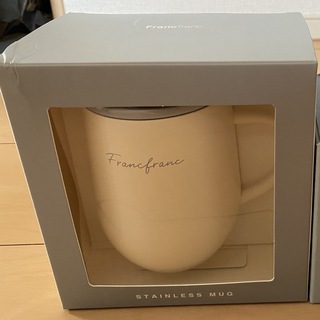フランフラン(Francfranc)の新品　Francfranc フタ付きステンレスマグ(グラス/カップ)