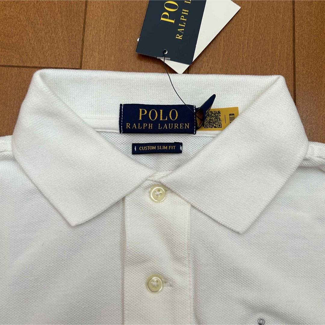 Ralph Lauren(ラルフローレン)の新品 90s POLO Ralph Lauren ポロベア 半袖ポロシャツ 白 メンズのトップス(ポロシャツ)の商品写真