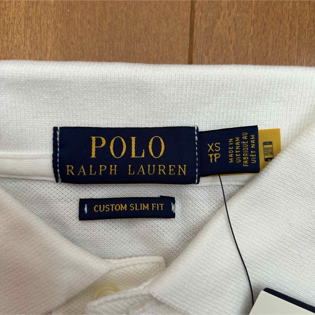 Ralph Lauren(ラルフローレン)の新品 90s POLO Ralph Lauren ポロベア 半袖ポロシャツ 白 メンズのトップス(ポロシャツ)の商品写真