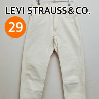 LEVI STRAUSS＆CO. パンツ ホワイトデニム 29サイズ【CB22】(デニム/ジーンズ)
