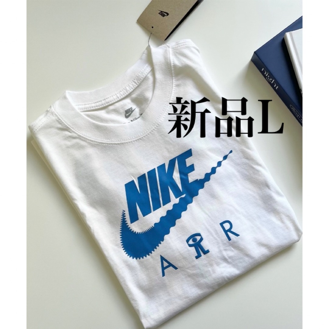 NIKE(ナイキ)の【新品】NIKE AIR YOUR SOLE スウッシュ Tシャツ L ホワイト メンズのトップス(Tシャツ/カットソー(半袖/袖なし))の商品写真