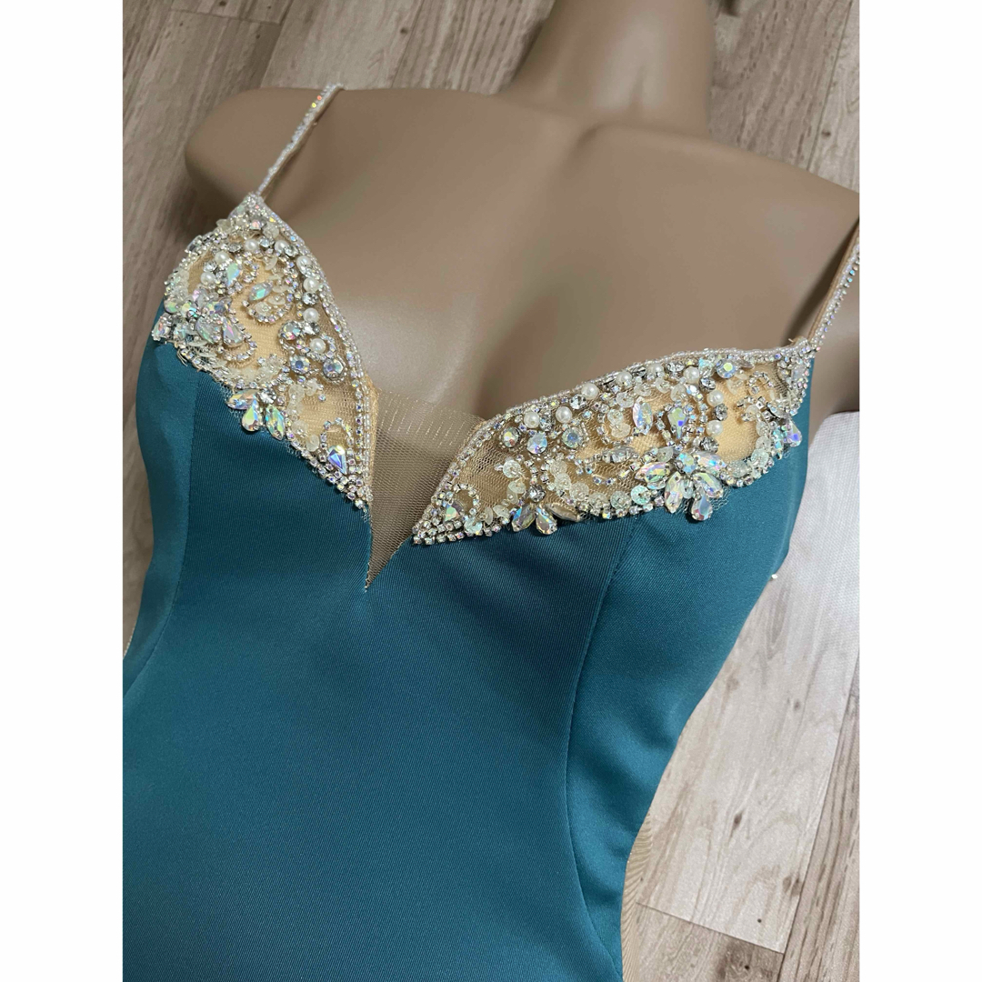 AngelR - 23339*ビジューキャミバックシアードレスgrnMの通販 AngelR - 23339*ビジューキャミバックシアードレスgrnMの通販