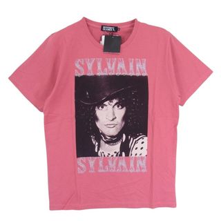 ヒステリックグラマー(HYSTERIC GLAMOUR)のHYSTERIC GLAMOUR ヒステリックグラマー 4CT-5292 SYLVAIN ラメ加工 フォト プリント 半袖 Tシャツ ピンク系 M【新古品】【未使用】【中古】(シャツ)