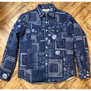 TMT   BANDANA PATTERN SHIRTS JACKET   L