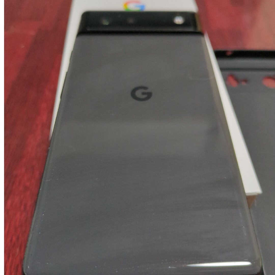 Google(グーグル)のGoogle Pixel 6 ストーミー ブラック　128GB スマホ/家電/カメラのスマートフォン/携帯電話(スマートフォン本体)の商品写真