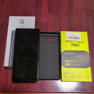 グーグル(Google)のGoogle Pixel 6 ストーミー ブラック　128GB(スマートフォン本体)