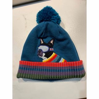 ポールスミス(Paul Smith)の美品♪ ポールスミスジュニア　フレンチブルドッグニットキャップ(帽子)