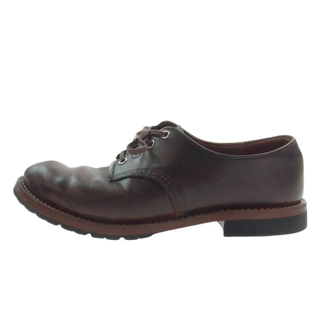 REDWING(レッドウィング)のRED WING レッドウィング シューズ WORK OXFORD Round toe ワーク オックスフォード ラウンドトゥ シューズ ソールカスタム ブラウン系 27.5cm【中古】 メンズの靴/シューズ(その他)の商品写真