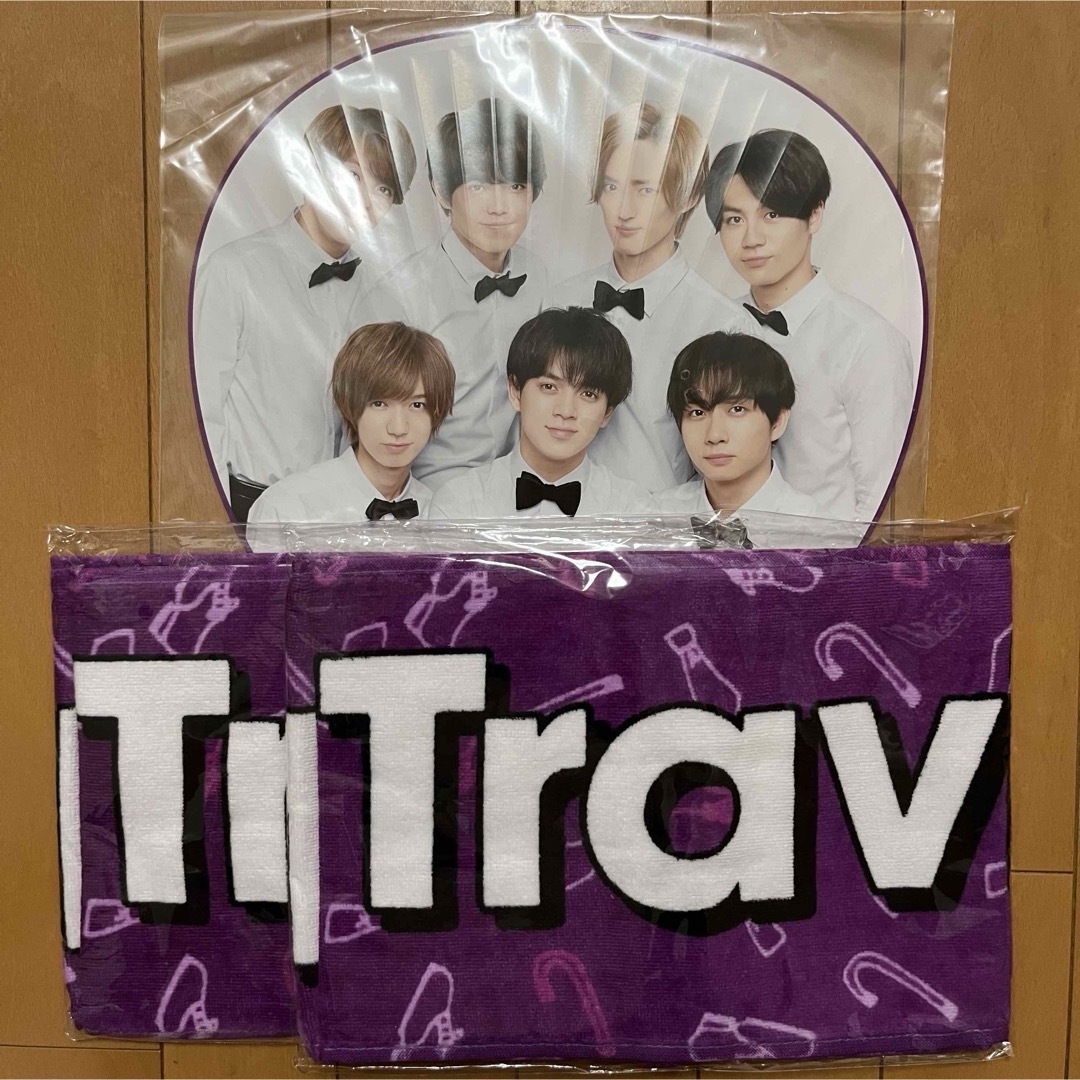 Johnny's(ジャニーズ)のJr.祭りTravis Japan 3点☆マフラータオル うちわ トラジャ エンタメ/ホビーのタレントグッズ(アイドルグッズ)の商品写真