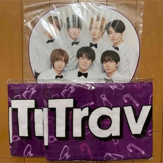 ジャニーズ(Johnny's)のJr.祭りTravis Japan 3点☆マフラータオル うちわ トラジャ(アイドルグッズ)