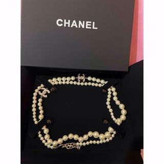 シャネル(CHANEL)のCHANELシャネルココパールネックレス(ネックレス)