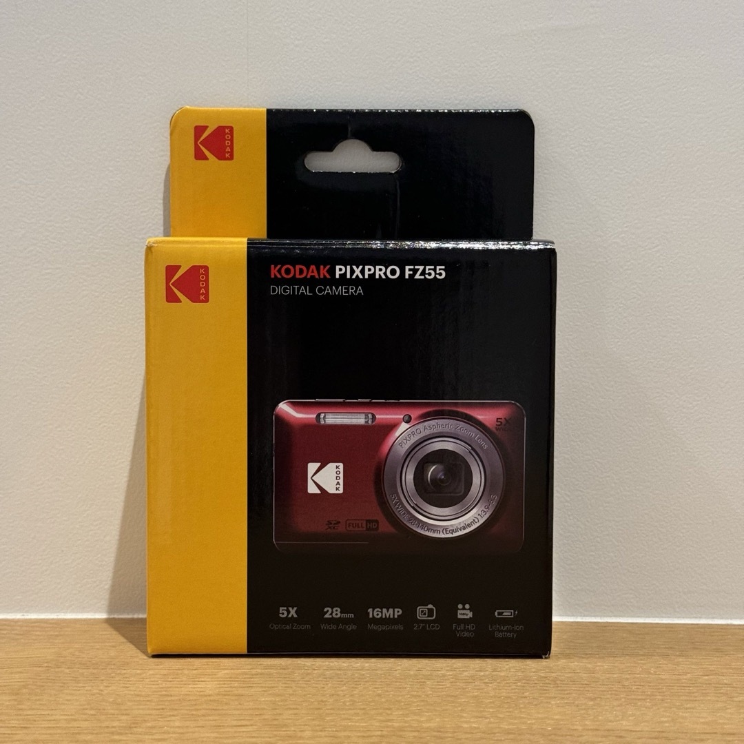 【新品未開封】 KODAK コダック デジタルカメラ デジカメ FZ55 スマホ/家電/カメラのカメラ(コンパクトデジタルカメラ)の商品写真