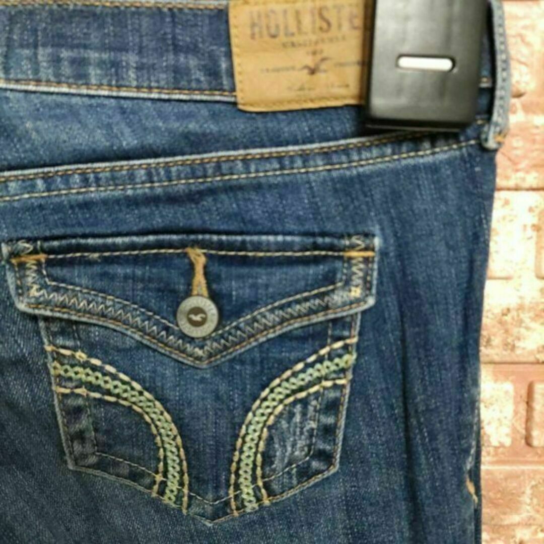 Hollister(ホリスター)のHOLLISTER ホリスター ダメージ加工 ローライズジーンズ デニムW27 レディースのパンツ(デニム/ジーンズ)の商品写真