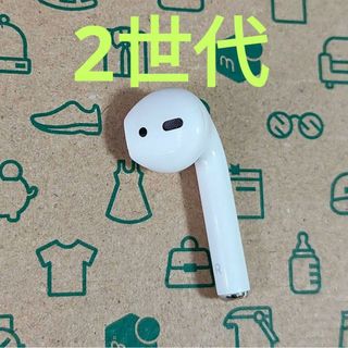 アップル(Apple)のApple AirPods 2世代 片耳 R 片方 右耳 477(ヘッドフォン/イヤフォン)