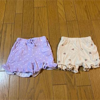 ジーユー　ショートパンツ　80センチ　2枚