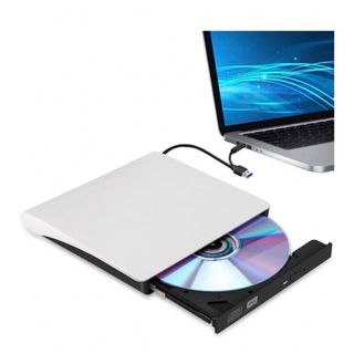 外付け DVDドライブ USB 3.0 type-c CD/DVD読取・書込(DVDプレーヤー)