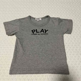 コムデギャルソン(COMME des GARCONS)のPLAY COMME des GARCONS キッズTシャツ 4 グレー(Tシャツ/カットソー)