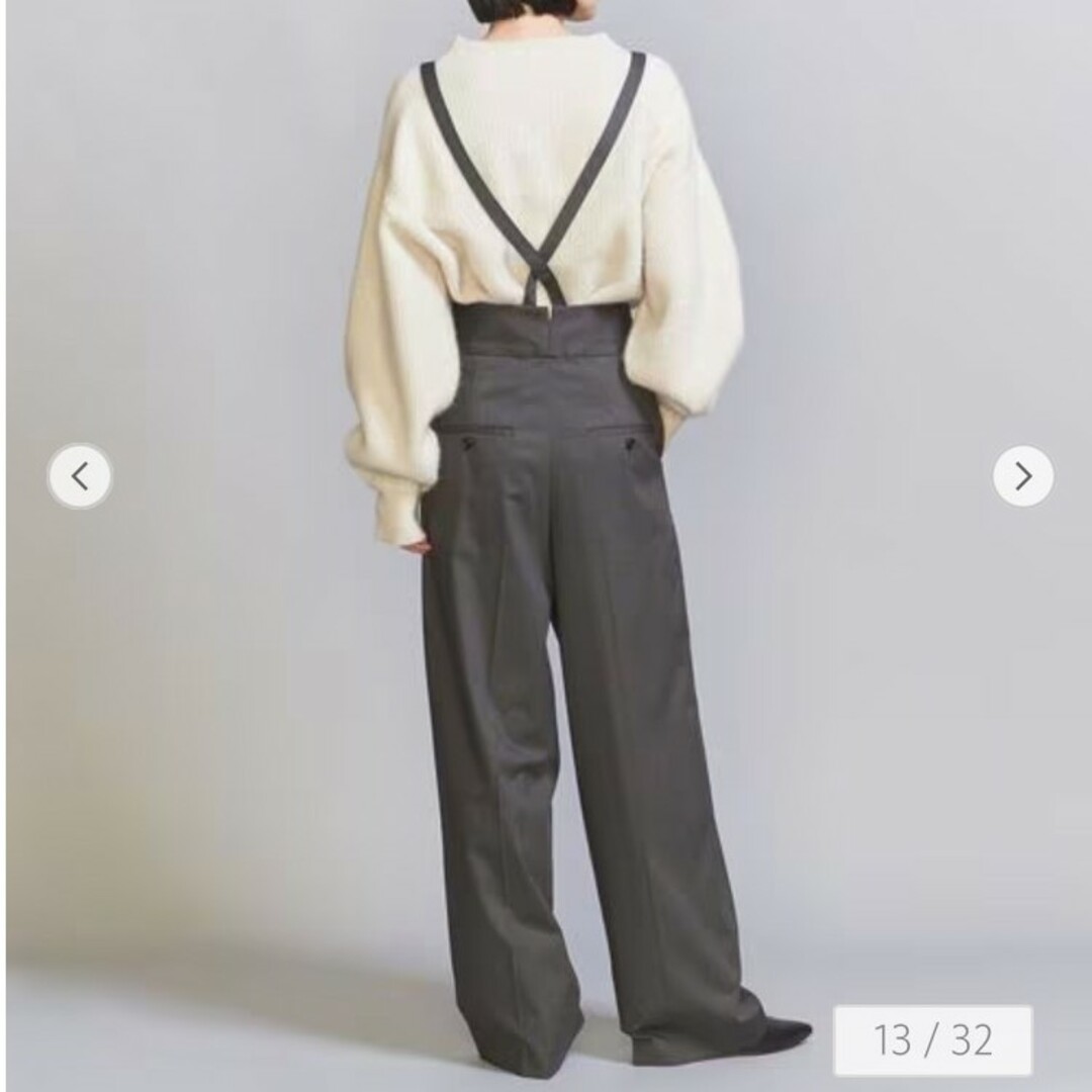 BEAUTY&YOUTH UNITED ARROWS(ビューティアンドユースユナイテッドアローズ)のポリエステルブレンド サスペンダー パンツ レディースのパンツ(その他)の商品写真