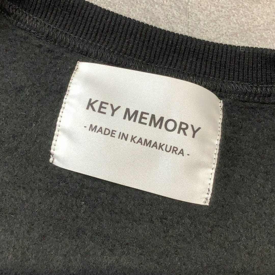 【美品】KEY MEMORY スナップボタン スウェット カーディガン ブラック レディースのトップス(トレーナー/スウェット)の商品写真