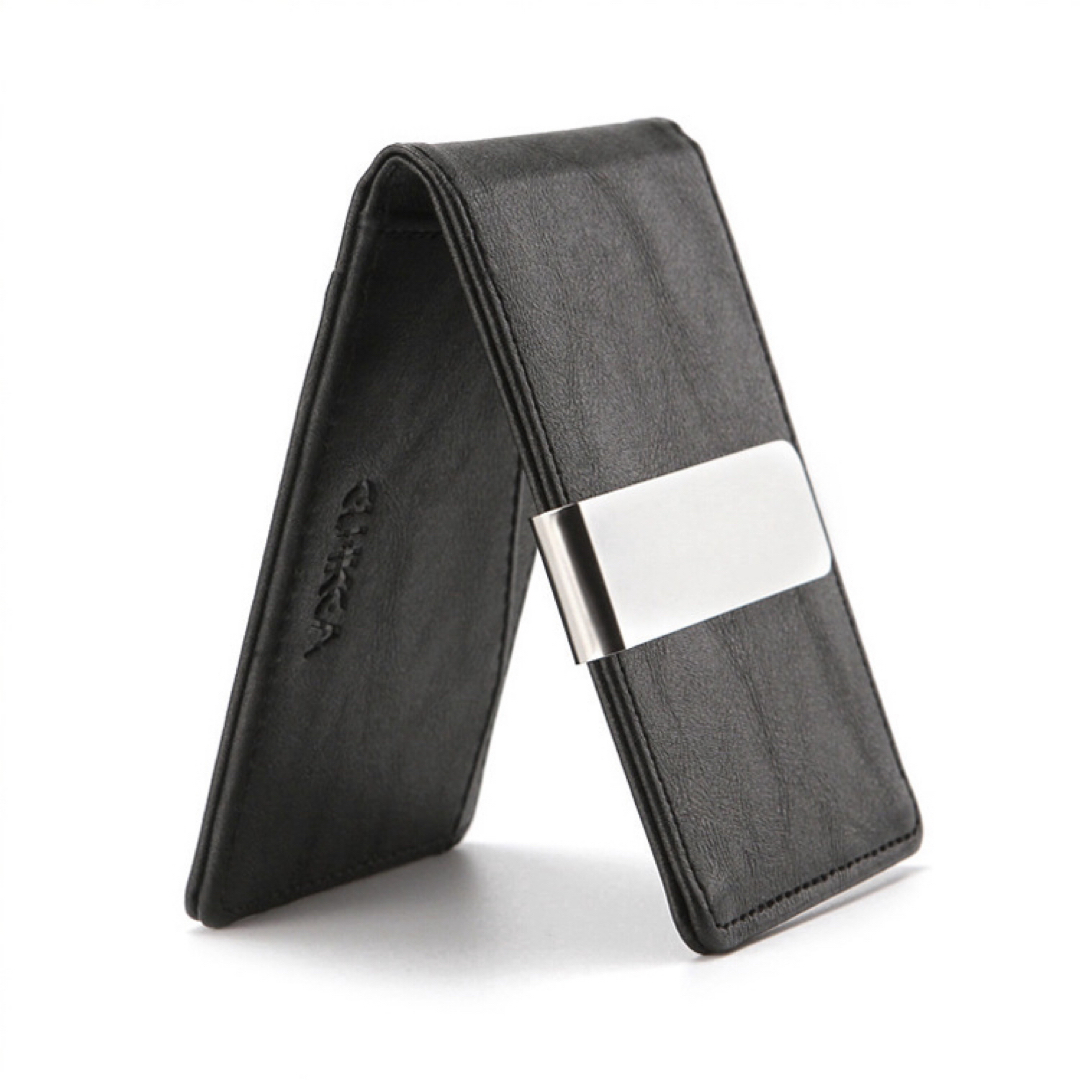 マネークリップ　財布　ビジネス　スマート　ブラック　黒 メンズのファッション小物(マネークリップ)の商品写真