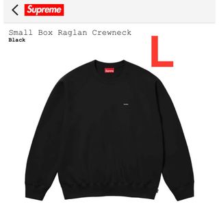 Supreme - Supreme Small Box Raglan Crewneck ブラック L