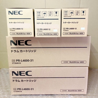 エヌイーシー(NEC)の【匿名発送】 純正品 NEC ドラム トナーカートリッジ PR-L4600-12(オフィス用品一般)