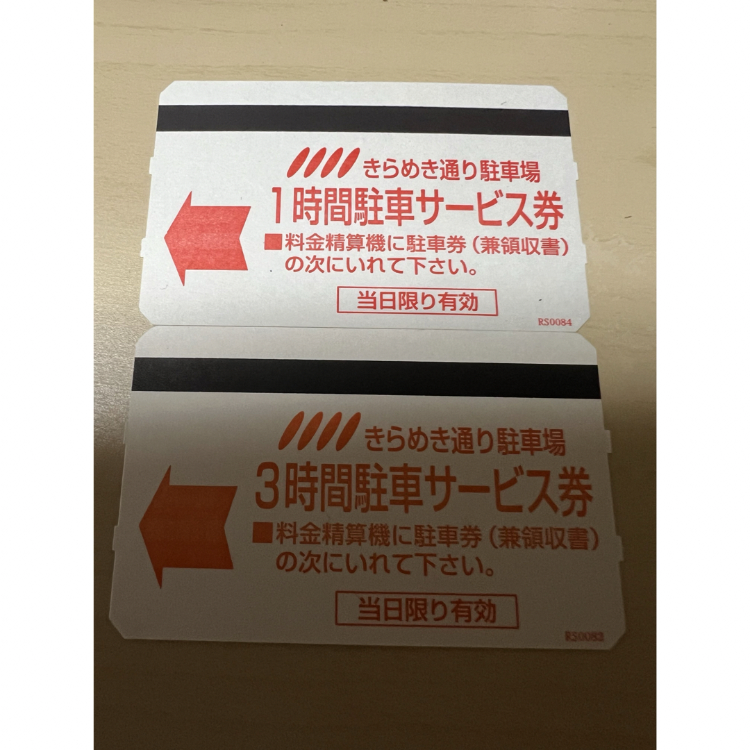 岩田屋(イワタヤ)の福岡岩田屋きらめき通り駐車券 チケットの施設利用券(その他)の商品写真