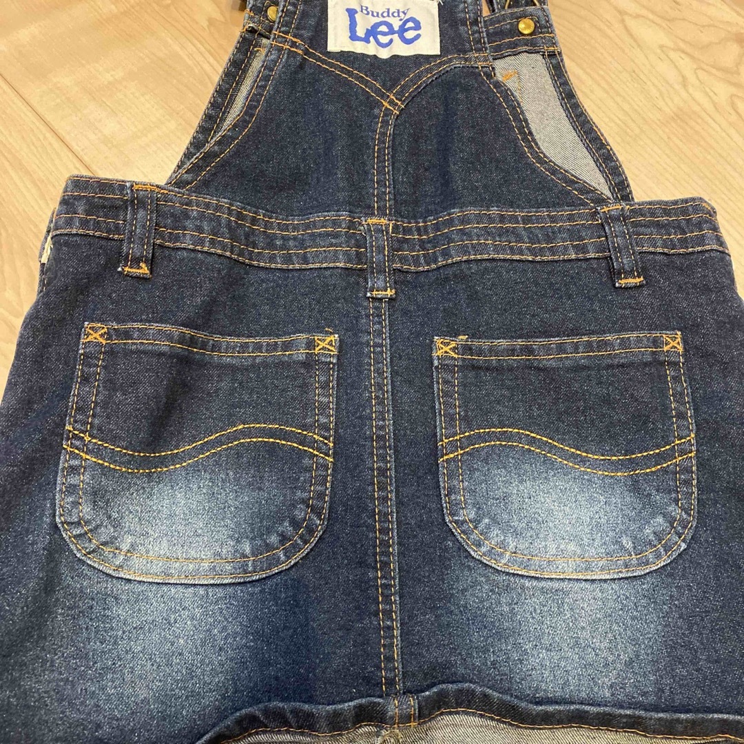 Lee ジャンバースカート100 キッズ/ベビー/マタニティのキッズ服女の子用(90cm~)(スカート)の商品写真