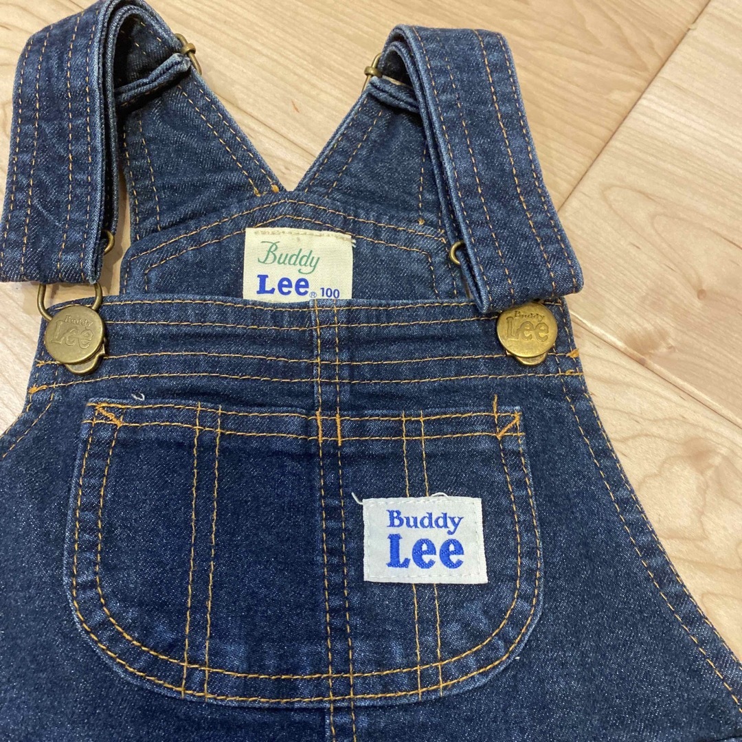 Lee ジャンバースカート100 キッズ/ベビー/マタニティのキッズ服女の子用(90cm~)(スカート)の商品写真