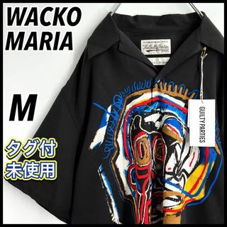 ワコマリア(WACKO MARIA)の【タグ付未使用】ワコマリア　ハンドペイント　総柄　オープンカラーハワイアンシャツ(シャツ)