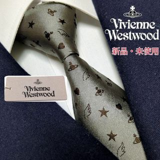 ヴィヴィアンウエストウッド(Vivienne Westwood)の新品・未使用 ヴィヴィアンウエストウッド ネクタイ オーブ ハート 高級 光沢感(ネクタイ)