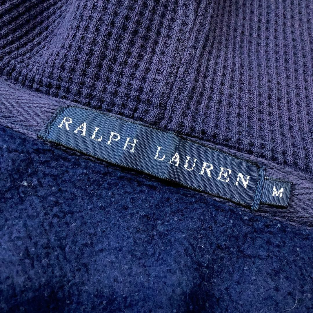 Ralph Lauren(ラルフローレン)のRALPH LAUREN ワンポイント 刺繍 ジップアップ パーカー ネイビー レディースのトップス(パーカー)の商品写真