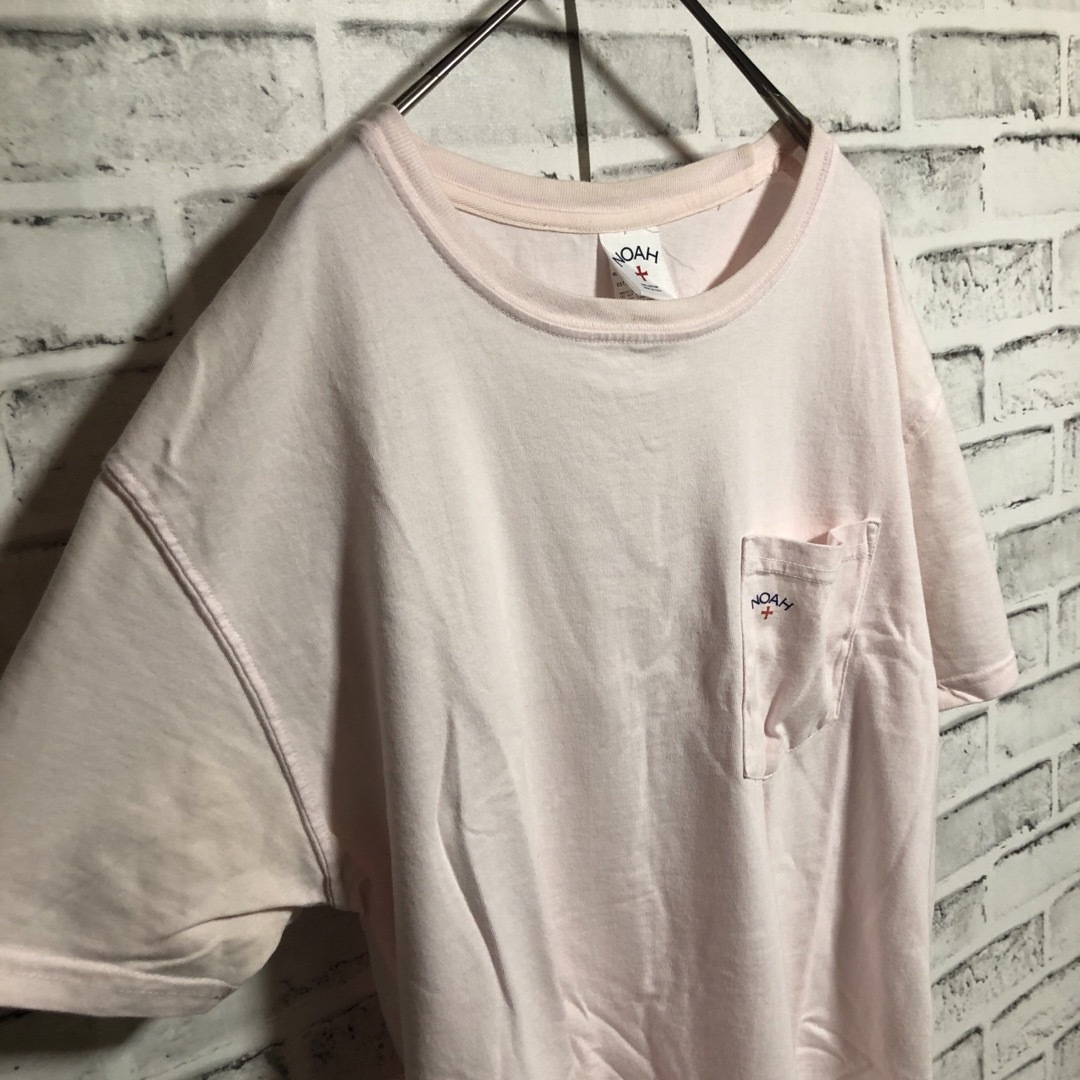 Supreme(シュプリーム)のNOAH⭐️ポケット NOAHロゴ Tシャツ M ライトピンク メンズのトップス(Tシャツ/カットソー(半袖/袖なし))の商品写真