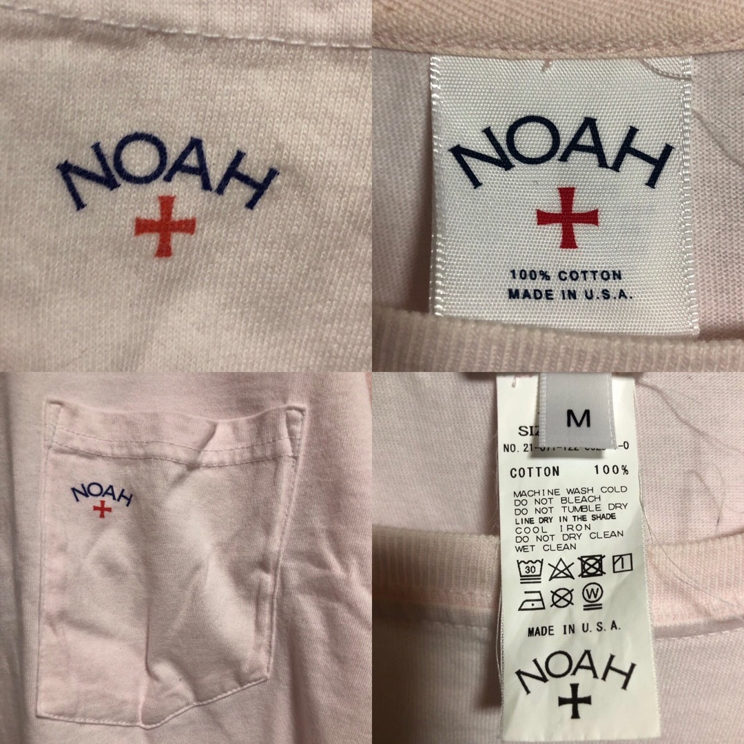 Supreme(シュプリーム)のNOAH⭐️ポケット NOAHロゴ Tシャツ M ライトピンク メンズのトップス(Tシャツ/カットソー(半袖/袖なし))の商品写真