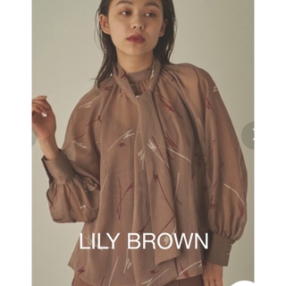 リリーブラウン(Lily Brown)の LILY BROWN ボウタイブラウス(シャツ/ブラウス(長袖/七分))
