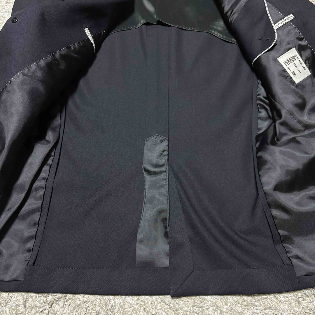 青山(アオヤマ)のリクルートスーツ　メンズ　上下セット　ツーパンツ　就活ブラック メンズのスーツ(セットアップ)の商品写真