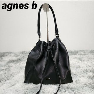 agnes b VOYAGE アニエスベー ボヤージュ 巾着 サフィアーノレザ