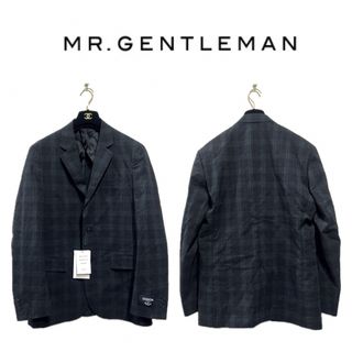 ミスタージェントルマン(MISTERGENTLEMAN)の【MISTERGENTLEMAN】チェック柄テーラードジャケット　【新品未使用】(テーラードジャケット)