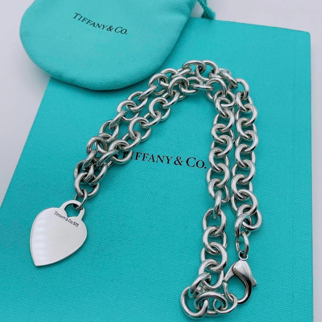 Tiffany & Co.(ティファニー)の【極美品】ティファニー　ネックレス　リターントゥ　ハート　シルバー925 レディースのアクセサリー(ネックレス)の商品写真