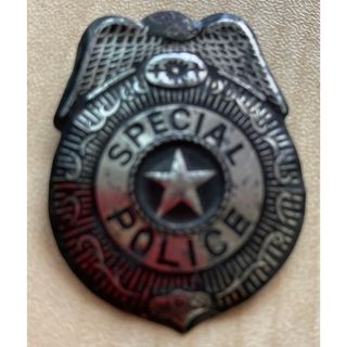 スペシャル ポリス ブリキのバッジ SPECIAL POLICE Badge(バッジ/ピンバッジ)