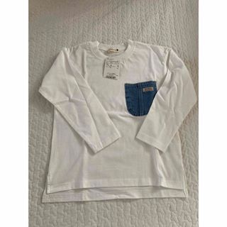 ブランシェス(Branshes)のブランシェス 白 ロンT size120(Tシャツ/カットソー)