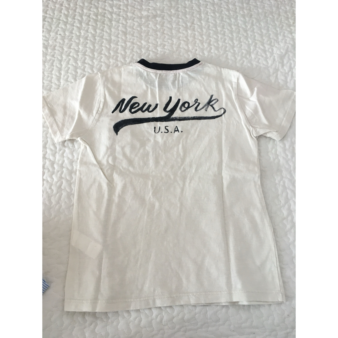 ZARA KIDS(ザラキッズ)のZARA Tシャツ 白 size122 キッズ/ベビー/マタニティのキッズ服男の子用(90cm~)(Tシャツ/カットソー)の商品写真