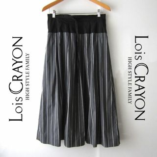 ロイスクレヨン(Lois CRAYON)の美品　Lois CRAYON／ロイスクレヨン★　ストライプ　ロングスカート(ロングスカート)