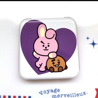 ビーティーイシビル(BT21)の★ BT21 スクエア缶  空き缶 ●SHOOKY/COOKY ラインフレンズ(キャラクターグッズ)