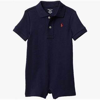 ラルフローレン(Ralph Lauren)の【Ralph Lauren】ベビー服 ポロ ショートオール 9Mサイズ (ロンパース)