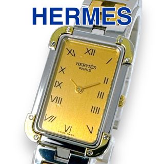 エルメス(Hermes)のエルメス クロアジュール コンビ レディース ゴールド 金 時計 ブランド 稼働(腕時計)