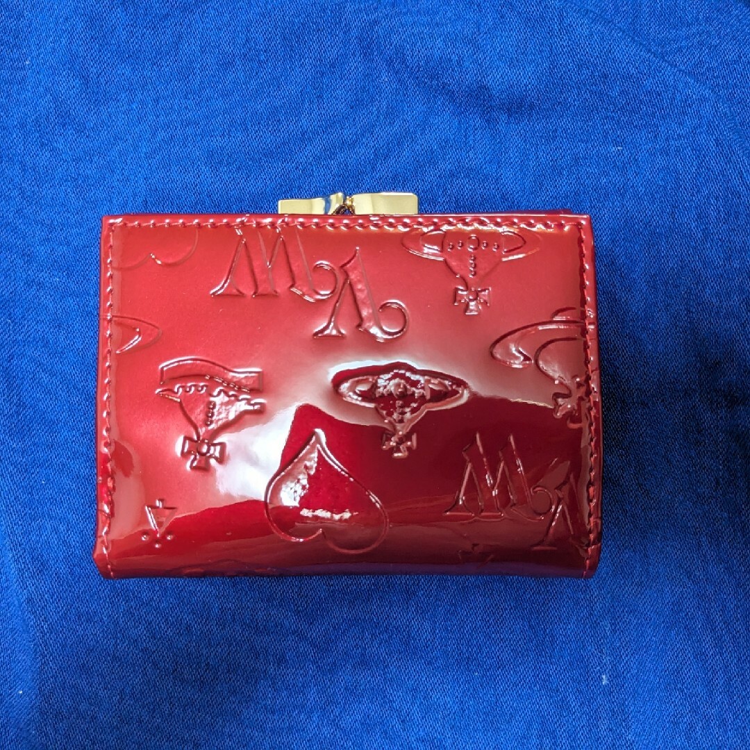 ⭐︎美品⭐︎ヴィヴィアンウエストウッド 三つ折財布 赤 エナメル がま口 型押し Vivienne Westwood - 【新品未使用】 ヴィヴィアンウエスト