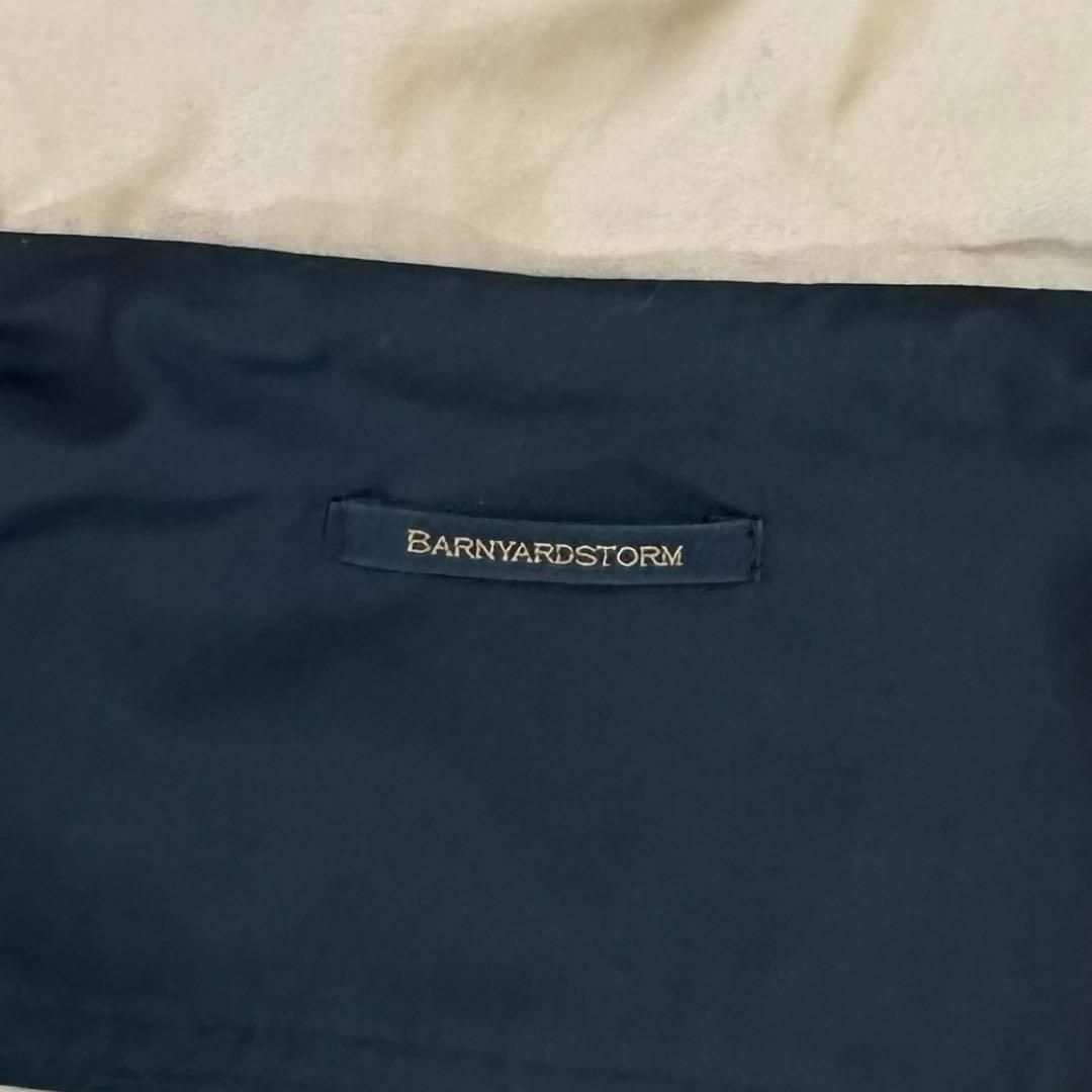 BARNYARDSTORM(バンヤードストーム)のタグ付き バンヤードストーム 配色ロングコート マウンテンパーカー バイカラー レディースのジャケット/アウター(モッズコート)の商品写真