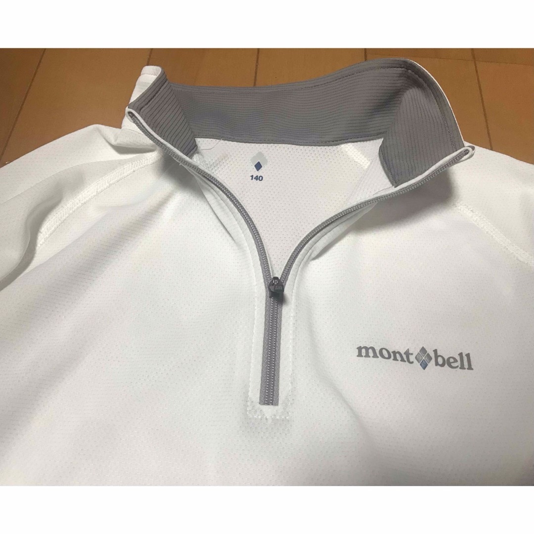 mont bell(モンベル)の値下げ mont-bell long sleeve kids140 キッズ/ベビー/マタニティのキッズ服男の子用(90cm~)(Tシャツ/カットソー)の商品写真