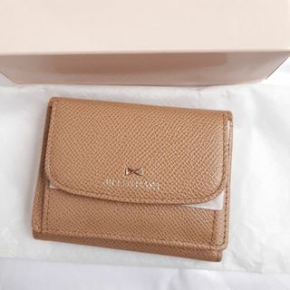 ジルスチュアート(JILLSTUART)のジルスチュアート 折り 財布 キャメル 新品 JILL STUART ミニ財布(財布)